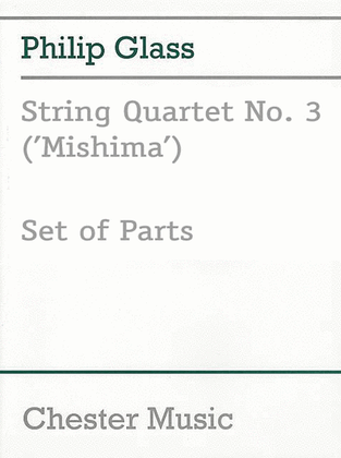 Book cover for String Quartet No. 3 (Mishima)