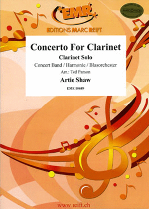 Book cover for Concerto For Clarinet