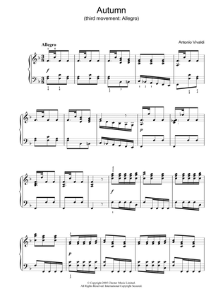 Autumn (from The Four Seasons), 3rd Movement