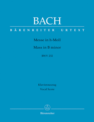 Book cover for Mass in b minor, BWV 232