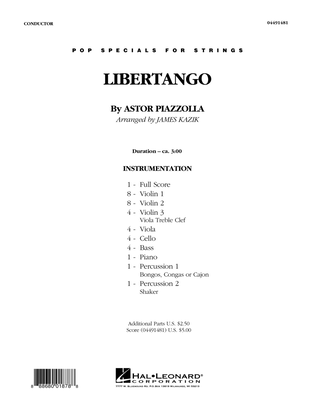 Libertango - Conductor Score (Full Score)