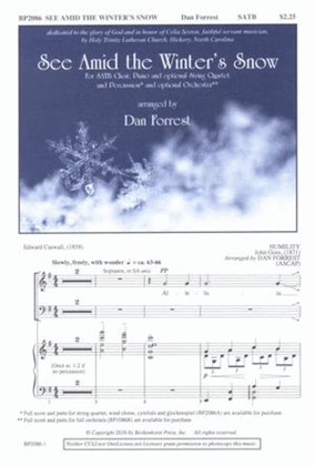 Book cover for See Amid the Winter's Snow