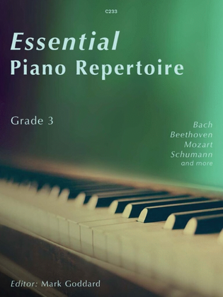 Book cover for Essential Piano Repertoire Grade 3