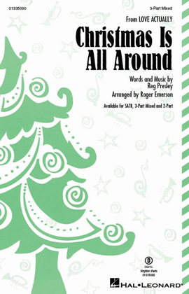 Book cover for Christmas Is All Around (from Love Actually)