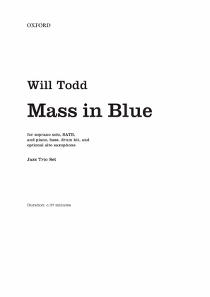 Book cover for Mass in Blue