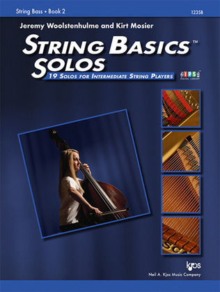 Book cover for String Basics Solos Book 2 - String Bass