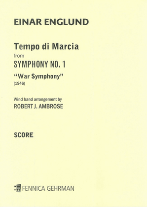 Book cover for Tempo di Marcia from Symphony No. 1 - Score & parts