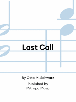 Book cover for Last Call