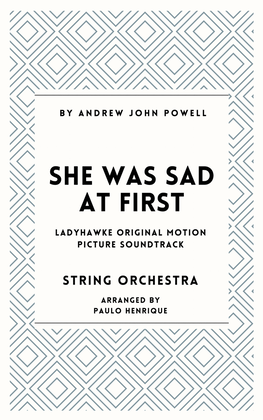 Book cover for She Was Sad At First