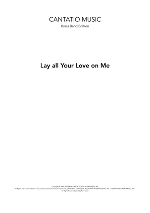 Book cover for Lay All Your Love On Me