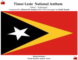 Book cover for East Timor National Anthem for String Orchestra