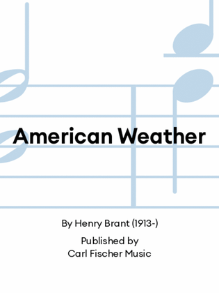 Book cover for American Weather