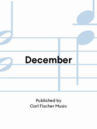 Book cover for December