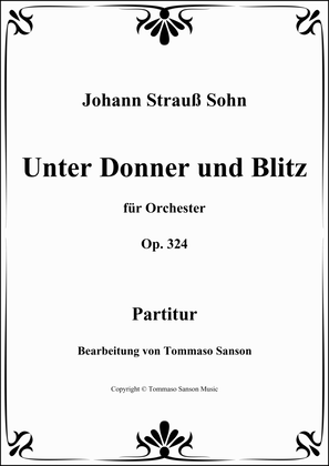 Book cover for Unter Donner und Blitz - Op. 324