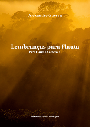 Book cover for Lembranças para Flauta - ver. Solo Flute and Chamber Orchestra