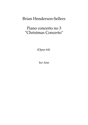 Book cover for Piano Concerto no 3 ("Christmas Concerto")