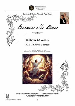 Book cover for Because He Lives