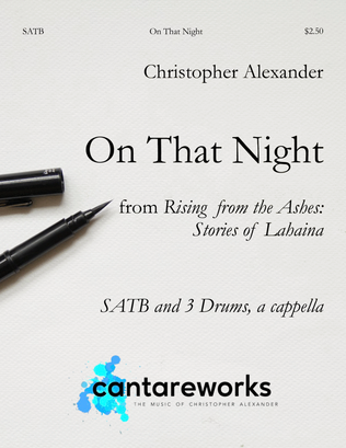 Book cover for On That Night (from "Rising from the Ashes: Stories of Lahaina")