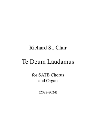 Book cover for TE DEUM LAUDAMUS for SATB Chorus and Organ