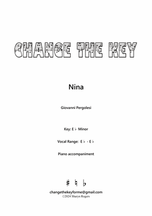 Book cover for Nina - Eb Minor