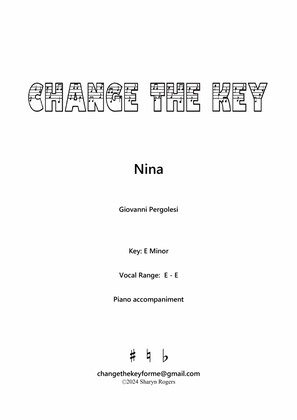 Book cover for Nina - E Minor