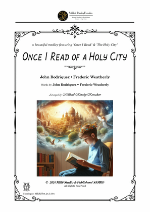 Book cover for Once I Read of a Holy City