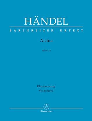 Book cover for Alcina, HWV 34