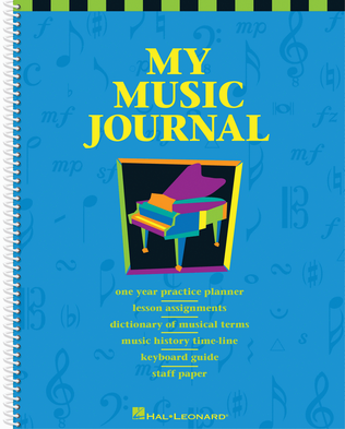 Book cover for My Music Journal – Student Assignment Book