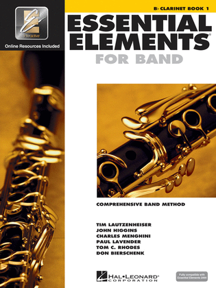 Essential Elements for Band – Bb Clarinet Book 1 with EEi