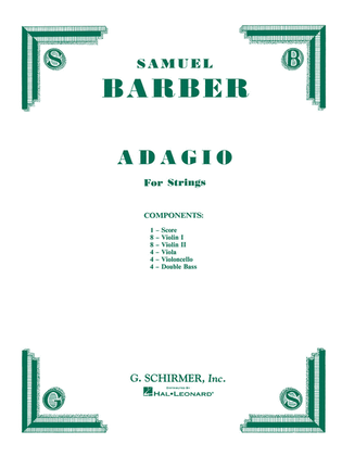 Book cover for Adagio for Strings, Op. 11